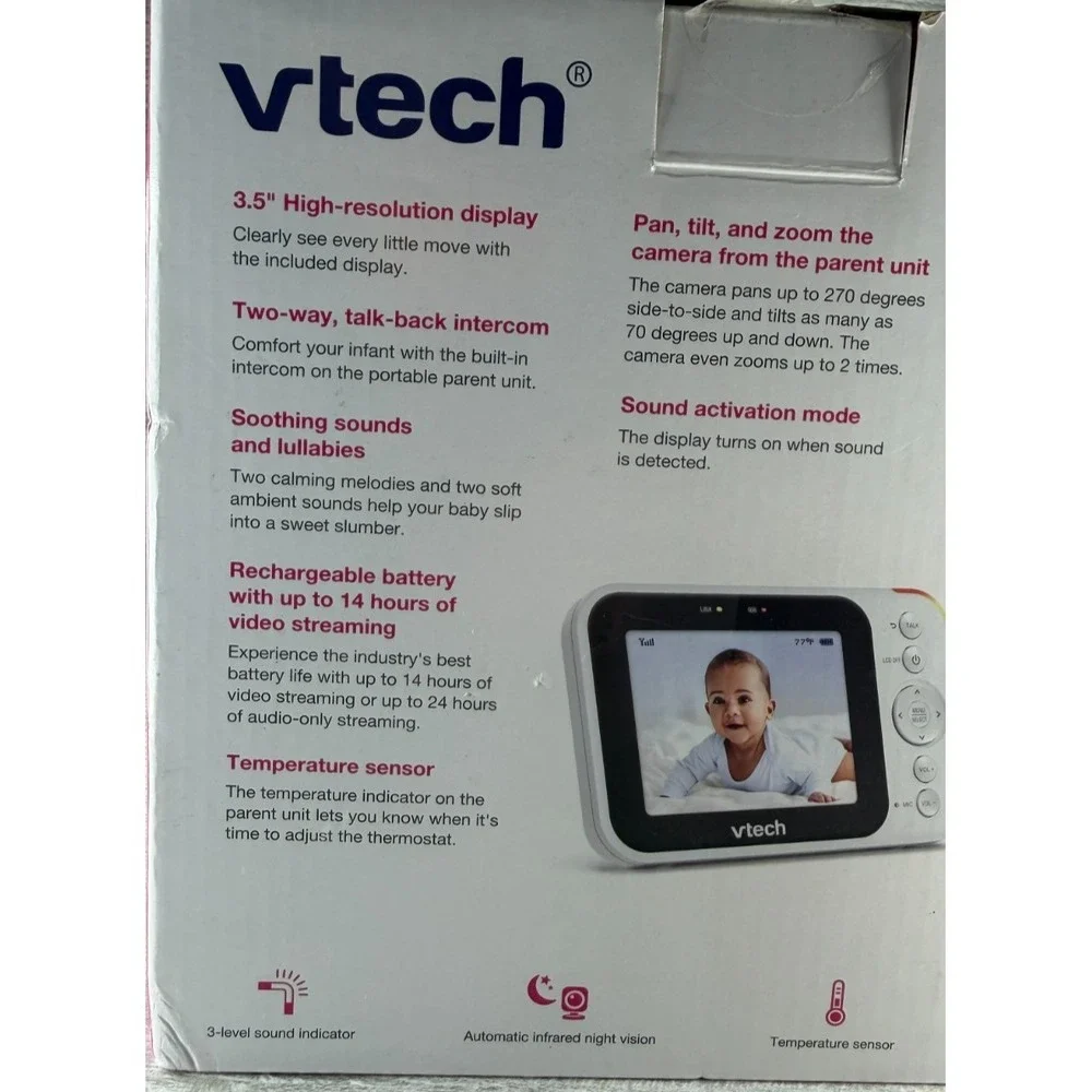 Vtech Pan & Tilt Video Monitor & Camera 3.5
